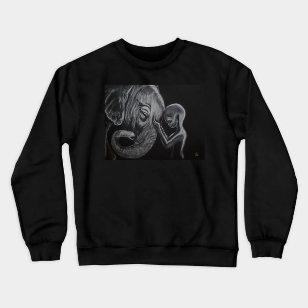 Consulting with the Elephant Nation Crewneck Sweatshirt by SandiaOFC